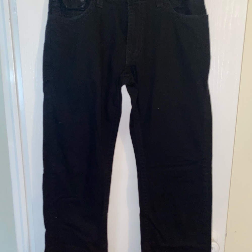 True religion size 40 black jeans boot leg